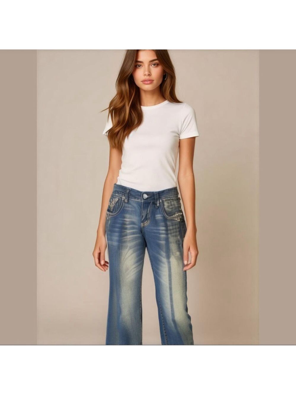 Grace In LA jeans size 25
30” inseam